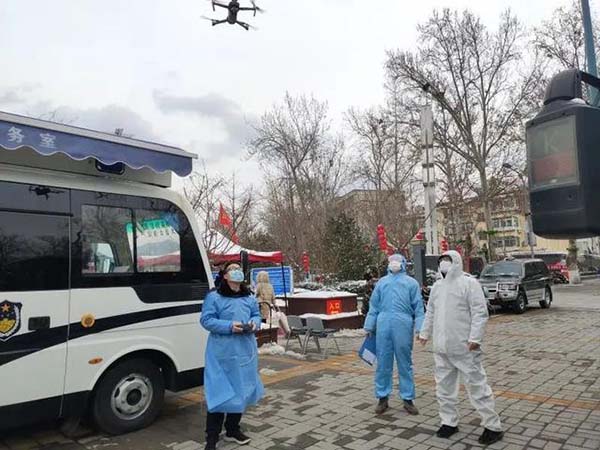 无人机助力 安全防疫工作 无人机助力 安全防疫工作